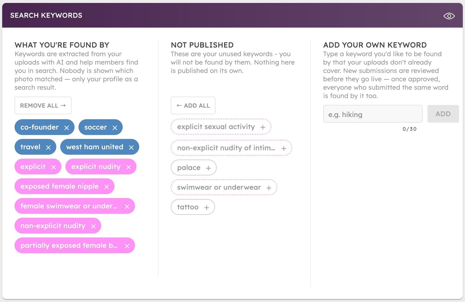 Smarter search, and you're in control of it